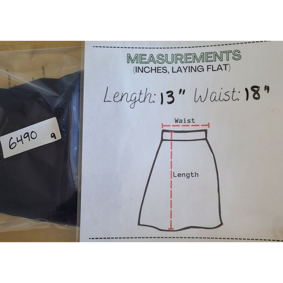 GARNET HILL Swim Brief Bottom Skirt Swimsuit 16 Blue Ruched Waist Bathing Suit - Picture 8 of 8